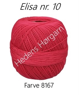 Elisa hæklegarn nr. 10 farve 8167 Pink